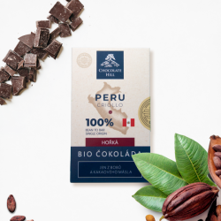 100% BIO čokoláda bez cukru Peru 60 g